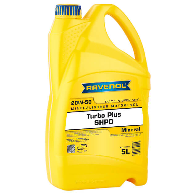RAVENOL TURBO PLUS SHPD SAE Mineral 20W50 -5L